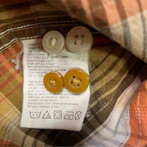 TIMBERLAND long Sleeve Plaid Men’s size 3XL 100% Cotton #31 - Picture 12 of 12